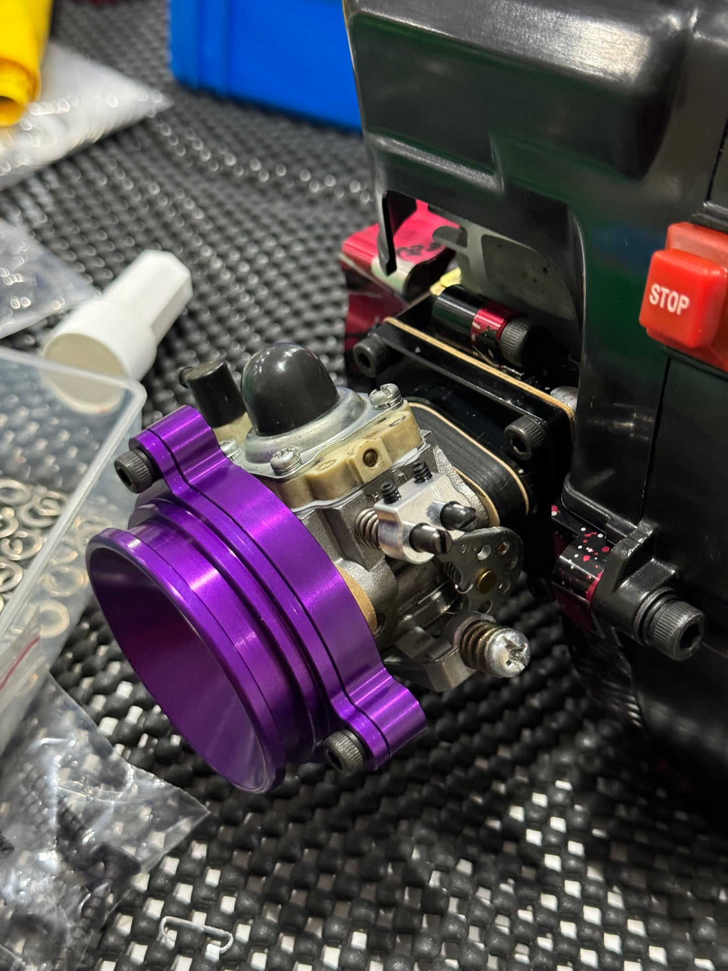 Two piece velocity stack for mcd