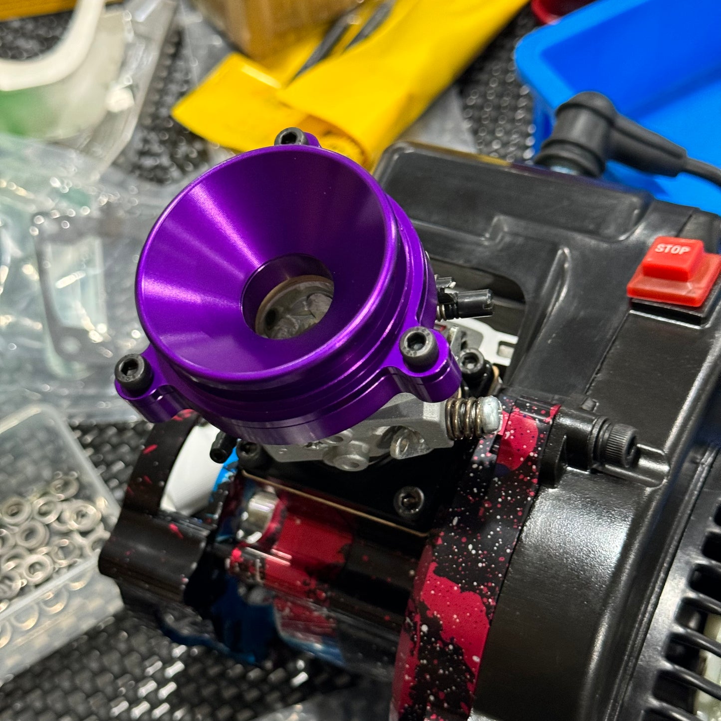 Two piece velocity stack for mcd